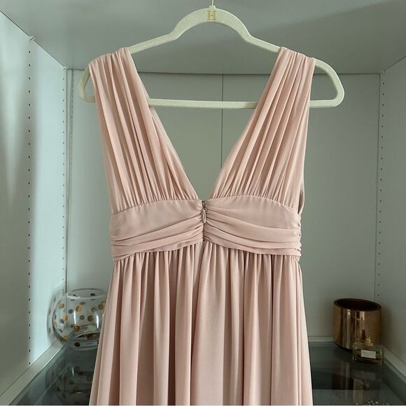 Lulu's Blush Pink Maxi Dress - Picture 11 of 16